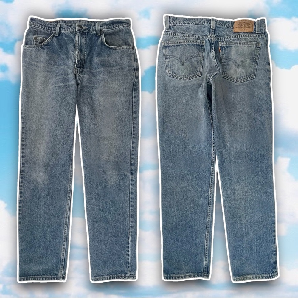LEVI'S Vintage Mens Orange Tab 604 Straight Leg Jeans 33x32 Made in Australia